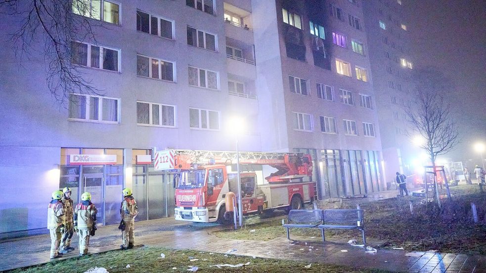 Die Feuerwehr war mit 170 Kräften im Einsatz. Foto: Annette Riedl
