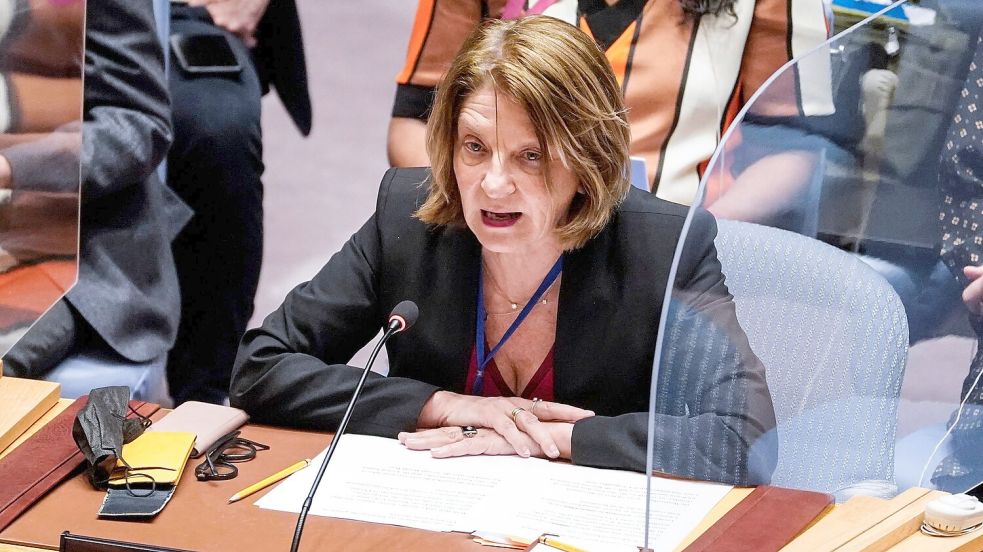 Die Kinder der früheren Top-Diplomatin Mona Juul sollen in Epsteins Testament mit Millionen bedacht worden sein. (Archivbild) Foto: John Minchillo/AP/dpa