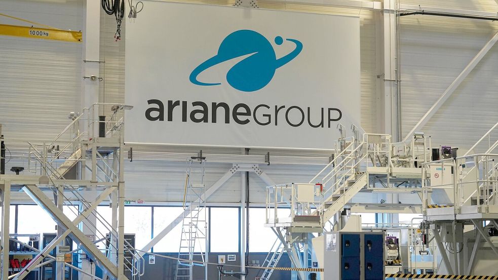 Ein Werk des Raketenherstellers Ariane Group in Frankreich. Foto: Thibault Camus/AP/dpa