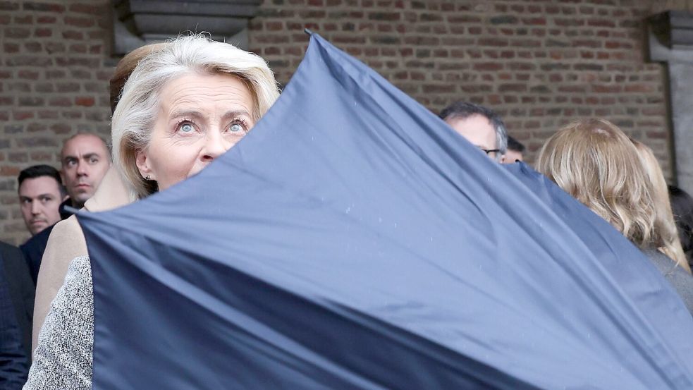 Kündigt an, dass Europa in diesem Jahr zu Wettbewerbsfähigkeit liefert: Ursula von der Leyen. Foto: Omar Havana/AP/dpa