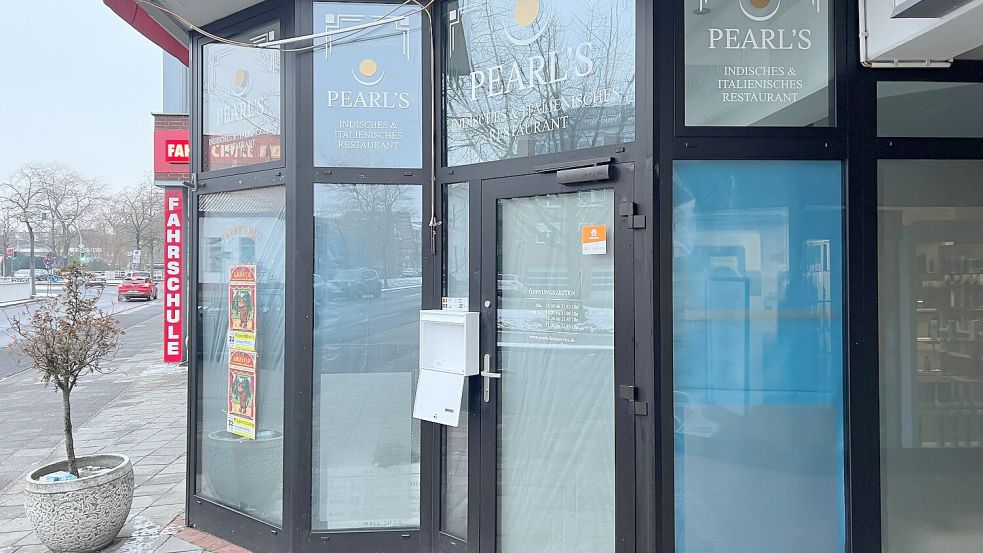 Indische und italienische Spezialitäten hatte das Pearls am Hauptkanal in Papenburg im Angebot. Jetzt ist es geschlossen. Foto: Susanne Risius-Hartwig