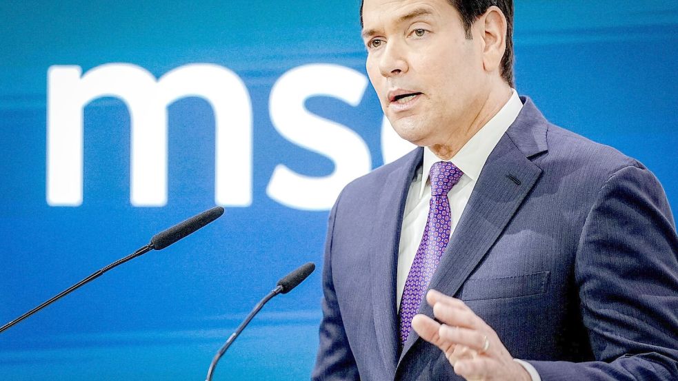 „Wir gehören zusammen“, sagte US-Außenminister Rubio. Foto: Kay Nietfeld/dpa