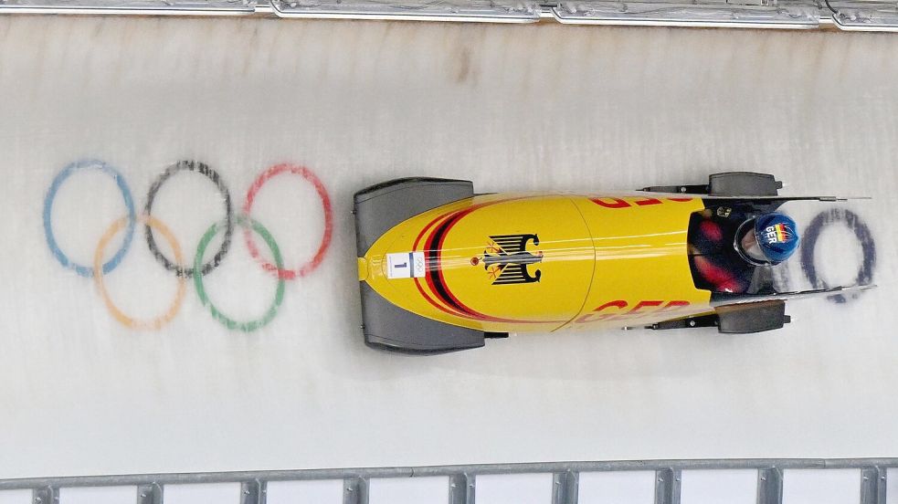 Laura Nolte startete mit Bahnrekord ins Monobob-Rennen. Foto: Robert Michael