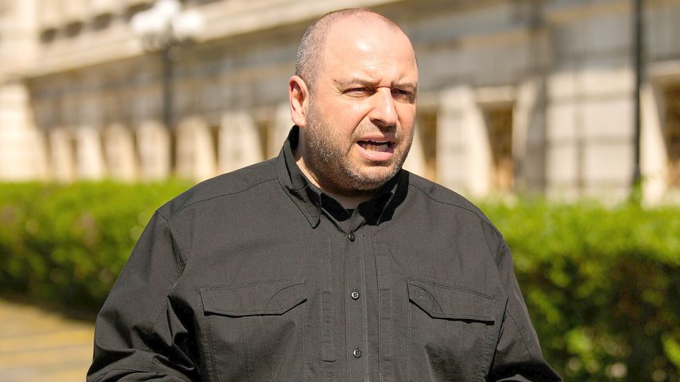 Die ukrainische Delegation wird von Verhandlungsführer Rustem Umjerow geleitet.. Foto: Emrah Gurel/AP/dpa