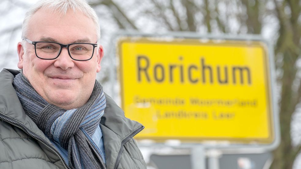 Ortsvorsteher Frank Janßen ist Ortsvorsteher von Rorichum. Mit den Wahlen im September soll das Dorf eine größere Interessenvertretung bekommen. Foto: Klaus Ortgies