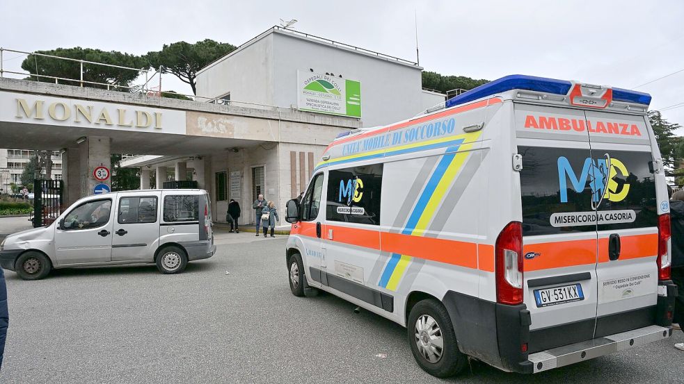 Der kleine Junge wird in der Monaldi-Klinik von Neapel behandelt. Foto: Felice De Martino