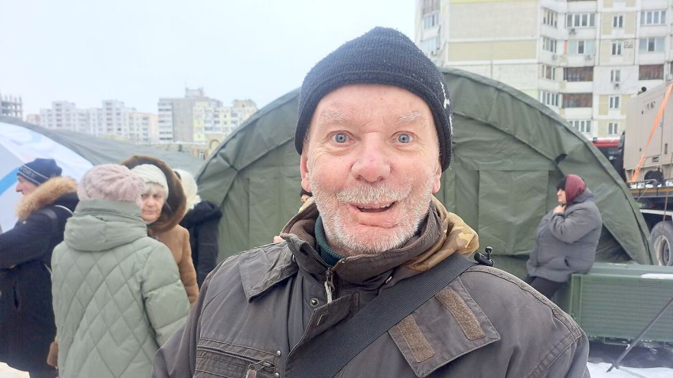 Menschen in ukrainischen Plattenbauten haben oft nur Elektroherde. Eine warme Mahlzeit können sie sich wegen des Stromausfalls nicht zubereiten. (Archivbild) Foto: Andreas Stein