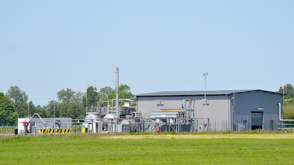 Das Foto zeigt den Bohrplatz Z 4 in Breinermoor. Auch dieser Bohrplatz gehört zu Vermilion Energy Germany GmbH & Co. KG. Foto: GA-Archiv