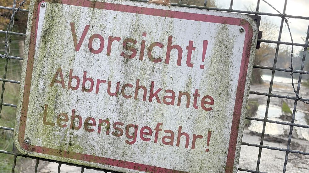 Bis Spätsommer 2026 soll an dem Standort an der Gronewoldstraße noch Sand abgebaut werden. Wird dort anschließend ein Badesse errichtet? Foto: Marion Janßen