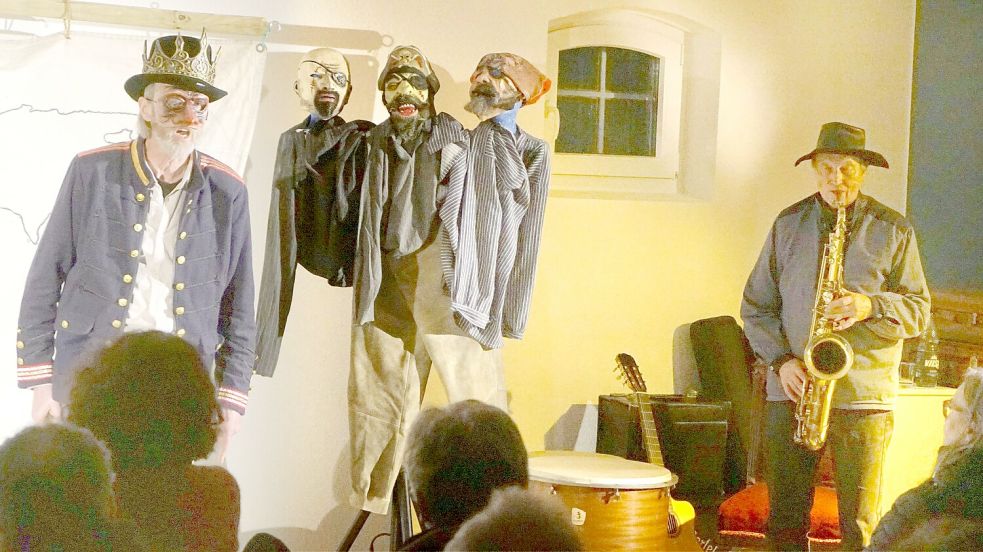 Moby Dick sorgte beim Heimatverein Overledingerland im Fehn- und Schiffahrtsmuseum für ein volles Haus. Foto: privat