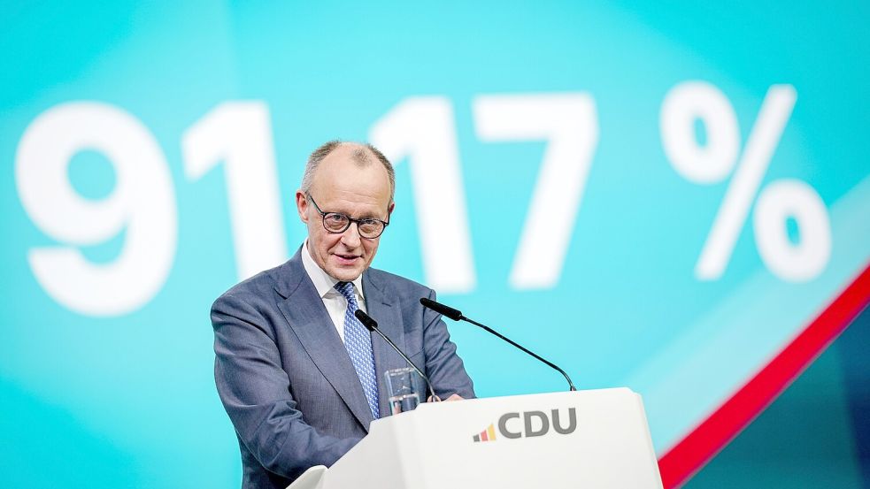 Für Friedrich Merz ging es beim CDU-Bundesparteitag um mehr als den Parteivorsitz. Foto: dpa/Kay Nietfeld