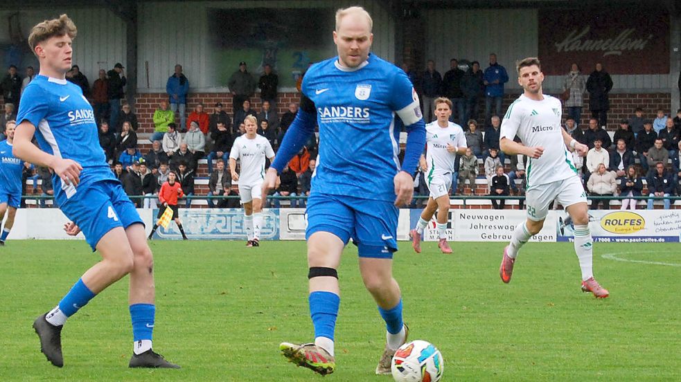 Ole Eucken erzielte beim 7:0-Testspielsieg in Borssum drei Tore. Archivfoto: Reemts