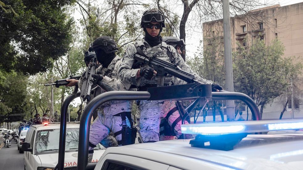In Teilen von Mexiko-Stadt war eine massive Präsenz der Sicherheitskräfte zu beobachten. Foto: Félix Márquez