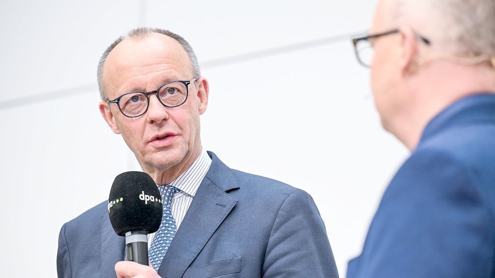 Der Ausgang der Landtagswahlen im Herbst? Derzeit sei ihm anderes wichtiger, sagt Merz. Foto: Annette Riedl