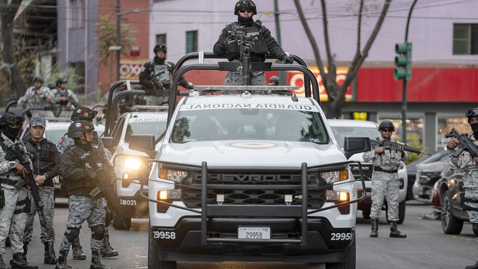 Der getötete Drogenboss wurde nach Mexiko-Stadt gebracht. Foto: Félix Márquez