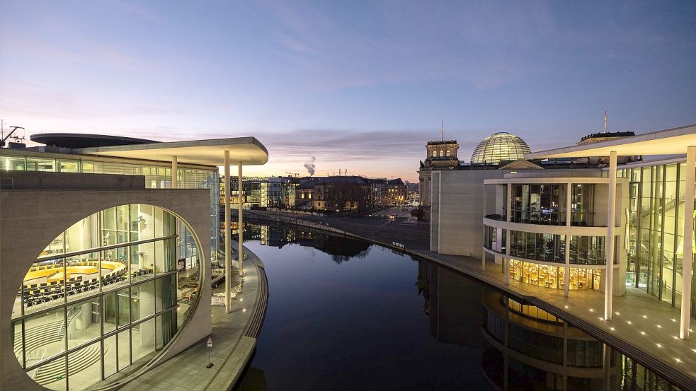 Berliner Regierungsviertel Foto: Hannes P Albert