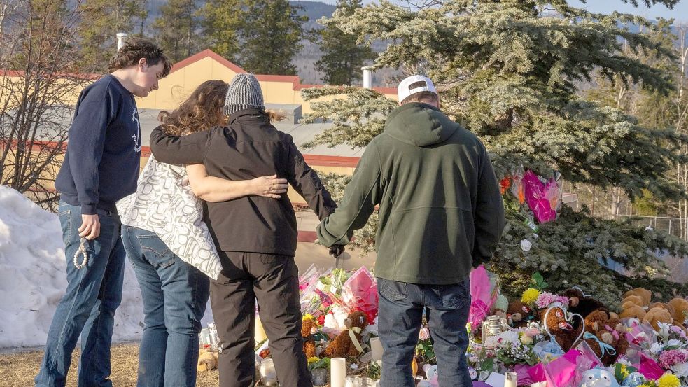 Die Gewalttat von Tumbler Ridge führte in Kanada zu großer Trauer. (Archivbild) Foto: Christinne Muschi/The Canadian P