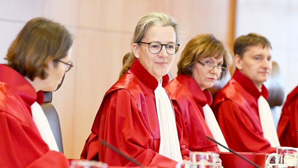 Die Vizepräsidentin des Gerichts, Ann-Katrin Kaufhold, eröffnete die Verhandlung. Foto: Uli Deck