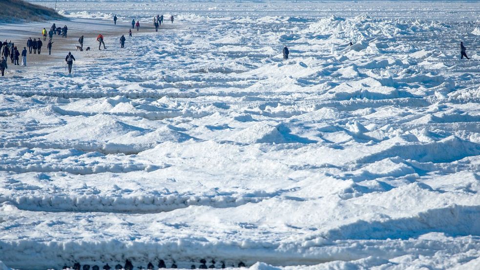 Ein Naturspektakel bescherte der Winter den Menschen an der Ostsee. (Archivbild) Foto: Jens Büttner