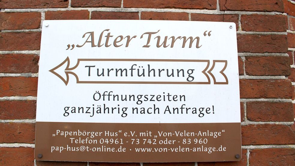 Verwaltet wird der Alte Turm vom Verein „Papenbörger Hus“. Für den öffentlichen Besucherverkehr ist das Bauwerk aktuell gesperrt.
