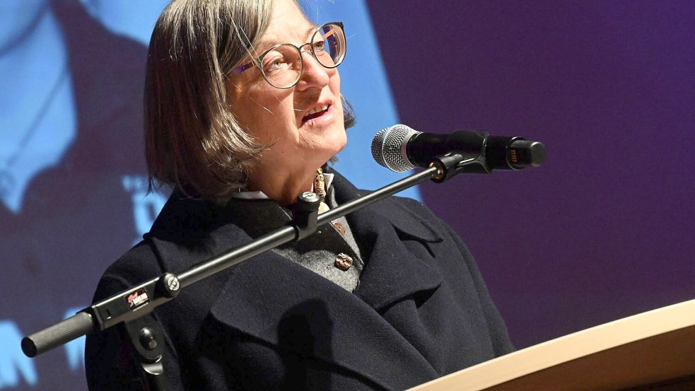 Bürgermeisterin Elisabeth Koch (CSU) hatte die Benennung des Kurparks nach Laura Dahlmeier vorangebracht. Foto: Felix Hörhager