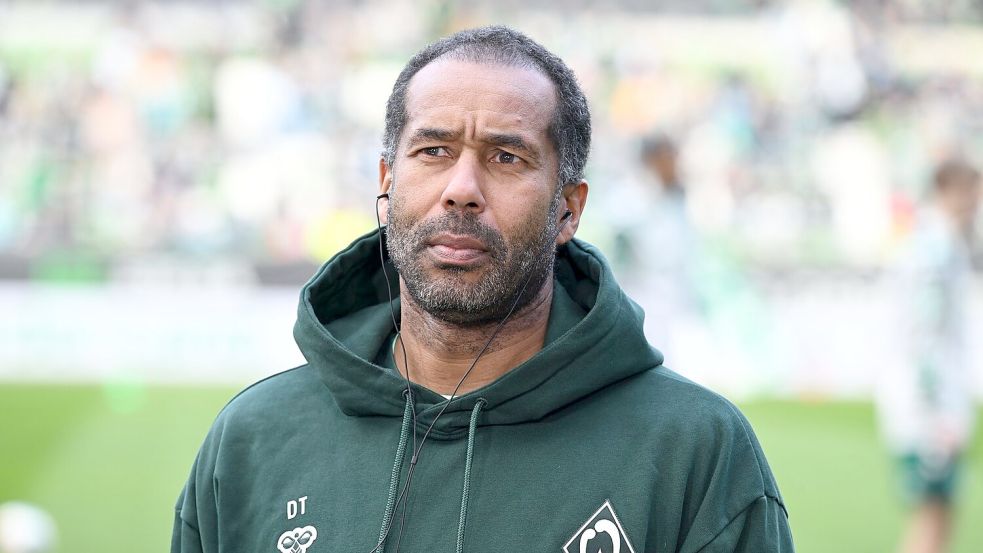 Darf endlich aufatmen: Werder-Trainer Daniel Thioune Foto: Carmen Jaspersen