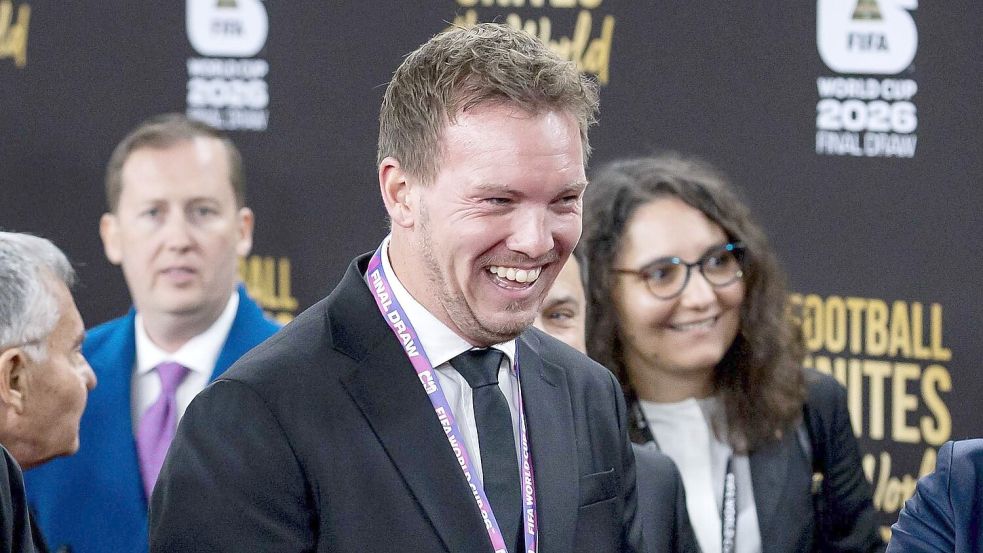 Nagelsmann schaut auch auf die Freude seiner Spieler. (Archivbild) Foto: Koen Van Weel