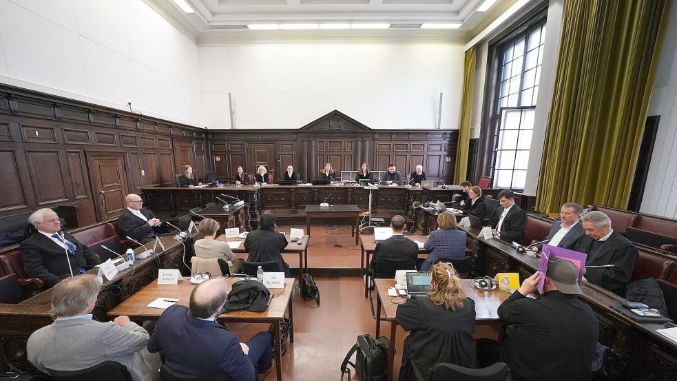 Wegen des Iran-Kriegs kann das Hamburger Landgericht im Prozess um die Entführung der Block-Kinder zurzeit keine Zeugen aus Israel laden. Foto: Marcus Brandt