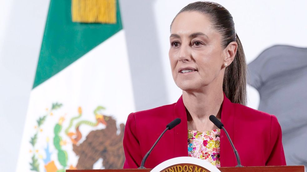 Präsidentin von Mexiko Claudia Sheinbaum garantiert Sicherheit für die WM-Besucher. (Archivbild) Foto: Presidencia de México/dpa