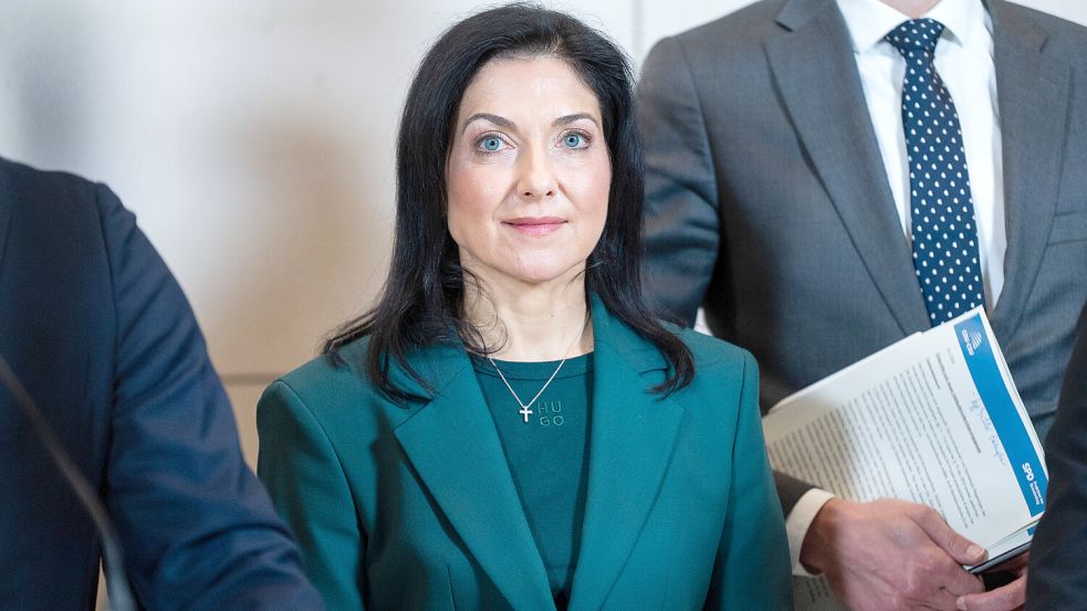 Katherina Reiche ist federführend für das neue Heizungsgesetz verantwortlich. Foto: dpa/ Christophe Gateau