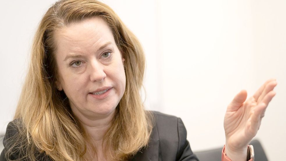 Amy Pope, Chefin der UN-Organisation für Migration, rät wegen des Iran-Kriegs zur Notfallplanung. Foto: Markus Lenhardt