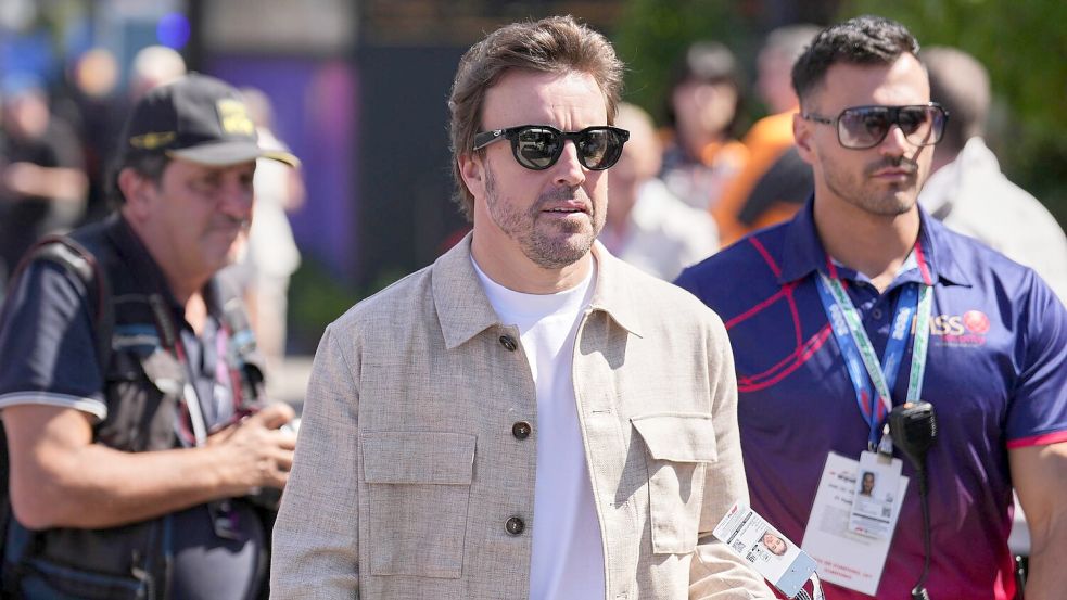 Fernando Alonso: „Ich stelle mich den Problemen.“ Foto: Heath McKinley/AP/dpa
