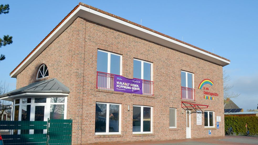 111 Kinder in fünf Gruppen besuchen die Kindertagesstätte, deren Träger der lutherische Kindertagesstättenverband Emden-Leer-Rhauderfehn ist. Foto: Astrid Fertig