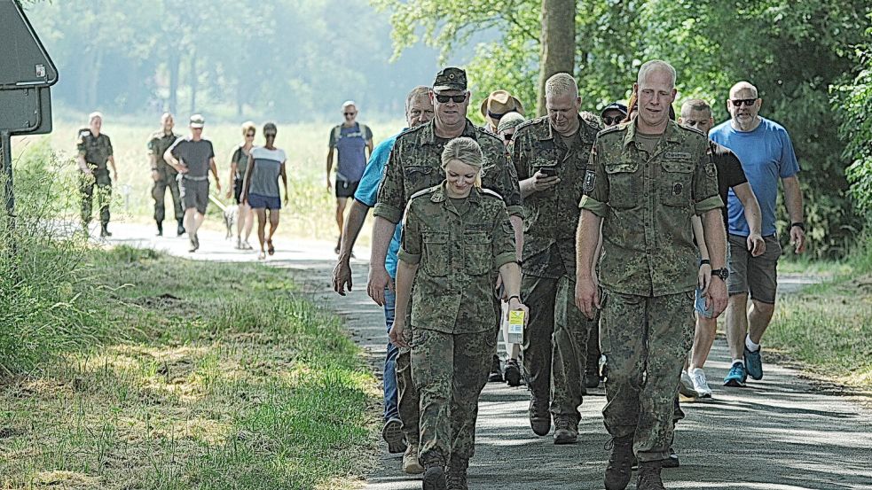 Der Püntenmarsch hat Tradition. Foto: Bodo Wolters