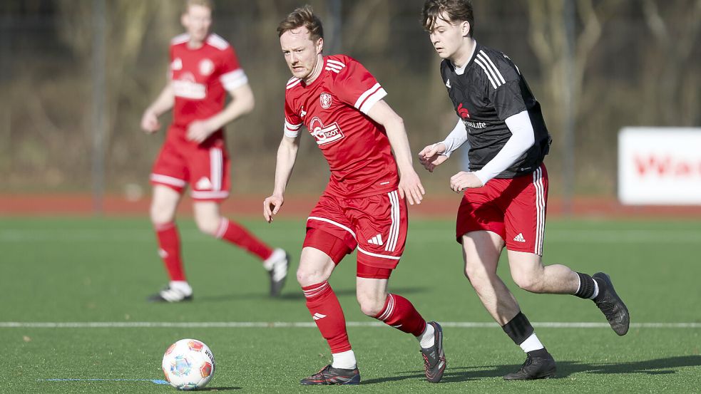 Matthias Goosmann erzielte am Mittwoch sein drittes Saisontor. Foto: Jens Doden/ Emden