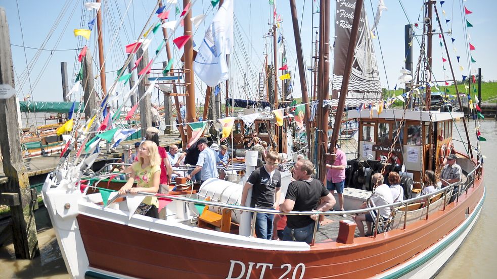 Im Jahr 2019 wurde der 50. Geburtstag des Traditionskutters in Ditzum groß gefeiert. Foto: Archiv/Bodo Wolters