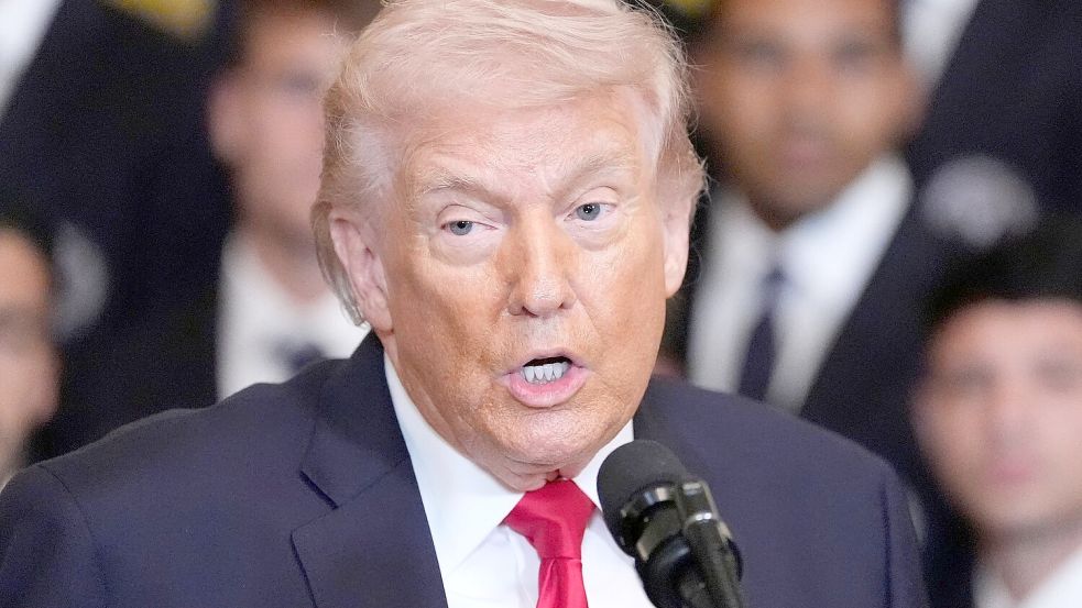 Trump will bei der künftigen Führung des Irans mitbestimmen. Foto: Alex Brandon/AP/dpa