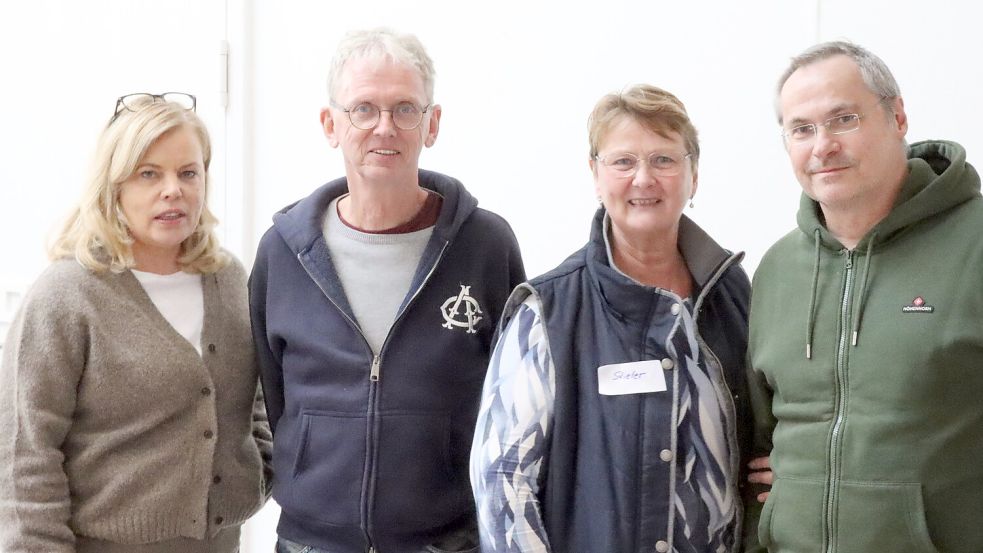 „Arbeiten gerne als rechtliche Betreuer (v.l.): Anita Wichmann, Jochen Stapel, Elisabeth Stieler und Heiko Borchert.“ Foto: Sascha Rühl / LK Cloppenburg