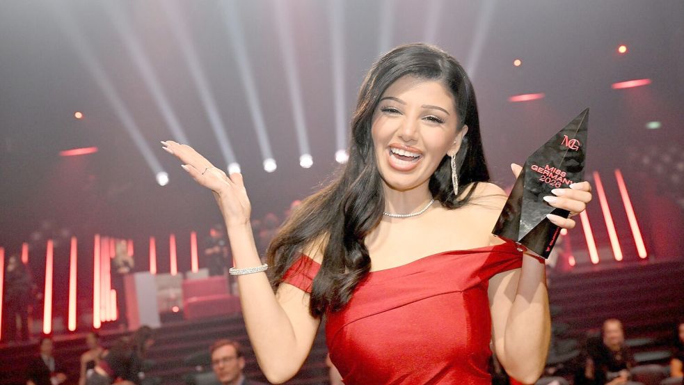 Die neue „Miss Germany“ konnte es kaum fassen. Foto: Felix Hörhager