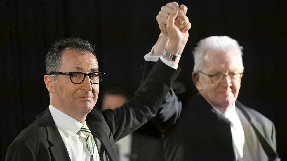 Grünen-Spitzenkandidat Cem Özdemir will in die Fußstapfen von Ministerpräsident Winfried Kretschmann (Grüne) treten. Foto: Bernd Weißbrod