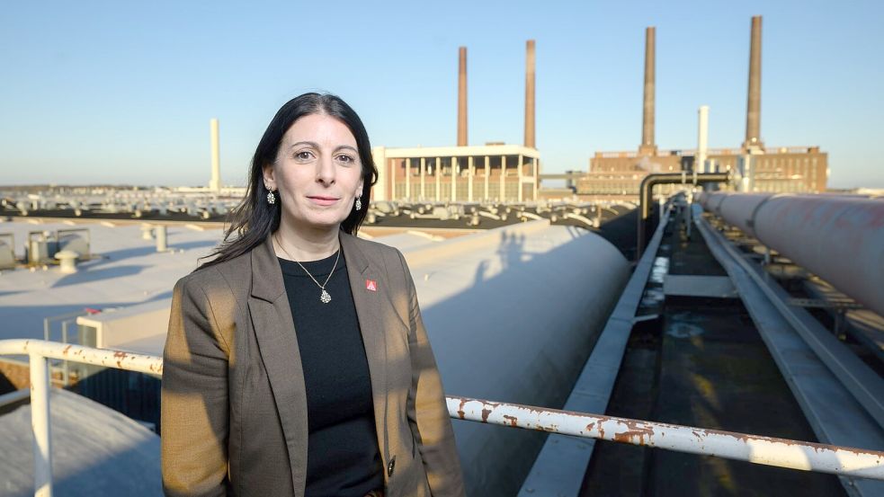 In Wolfsburg aufgewachsen, heute eine der einflussreichsten Arbeitnehmervertreterinnen der deutschen Industrie: Daniela Cavallo. Foto: Julian Stratenschulte