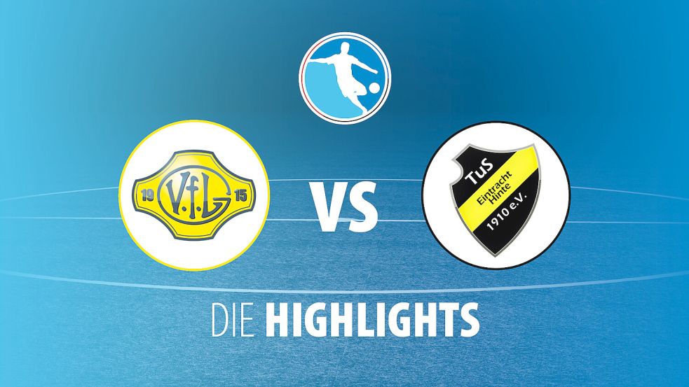 Jede Woche zeigen wir ein Spiel der Fußball-Bezirksliga Weser Ems 1 im Livestream. Hier gibt es die Höhepunkte der Partie Germania Leer gegen TuS Hinte.