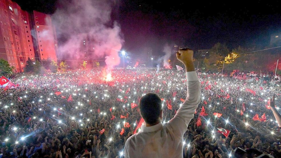 Imamoglus Sieg bei der Bürgermeisterwahl in Istanbul 2019 war ein Dämpfer für Präsident Erdogan. (Archivbild) Foto: Onur Gunay/Imamoglu Media team/d