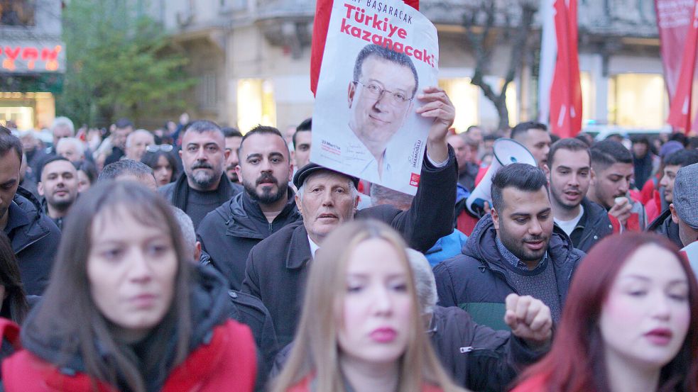Nach der Festnahme von Ekrem Imamoglu gab es in der Türkei große Proteste. Foto: www.imago-images.de