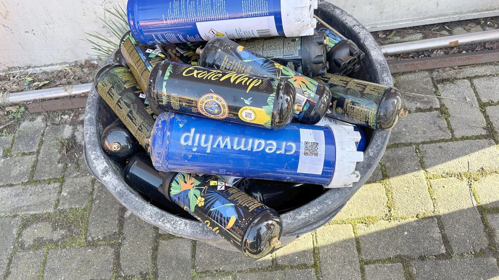 Die Kartuschen werden vom Bauhof immer öfter gefunden.