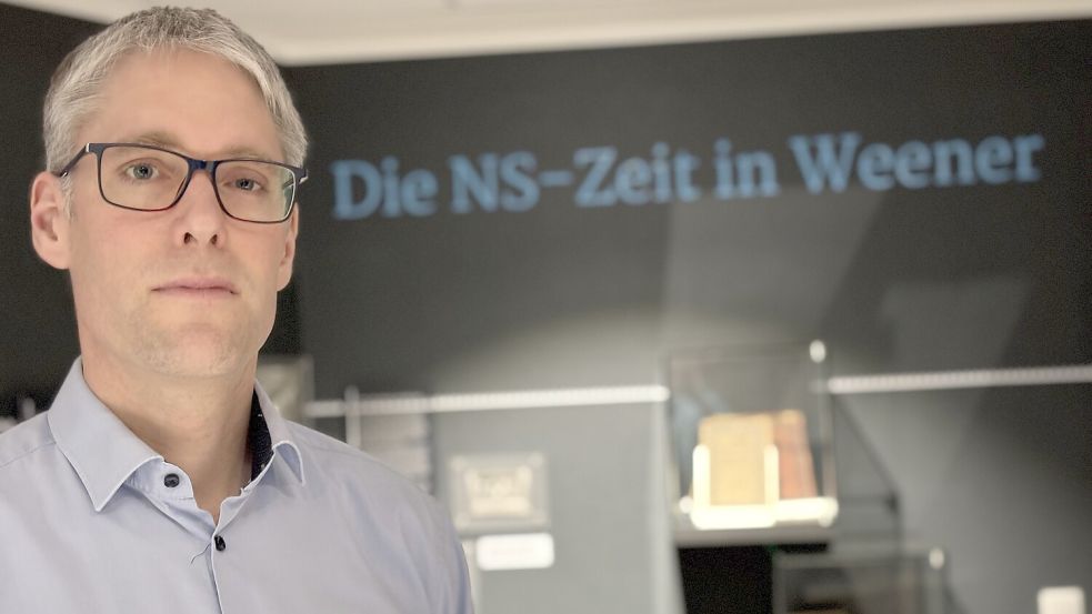 Für Weeners Bürgermeister Heiko Abbas ist es gerade in der heutigen Zeit wichtig, die NS-Zeit in Weener nicht aus den Augen zu verlieren. Foto: Oliver Bär