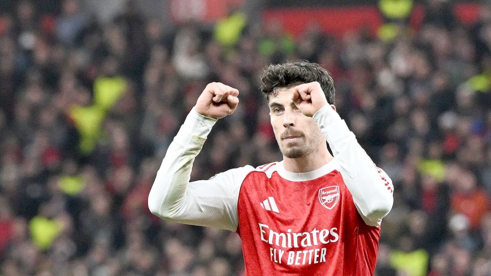 Kai Havertz sorgte per Strafstoß für den späten Ausgleich. Foto: Federico Gambarini