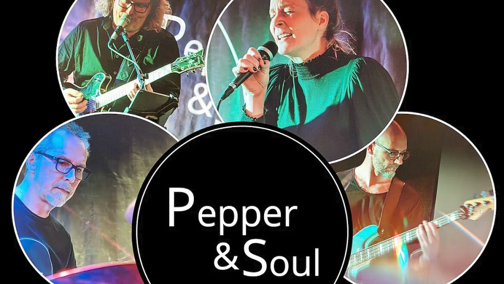 Im Fehntjer Forum treten an diesem Sonnabend endlich Pepper & Soul auf, eine Formation aus Bremen und umzu. Das Quartett war eigentlich als Neujahrsgig von der Volksbank Westrhauderfehn als Veranstalter geplant gewesen. Das Konzert wurde auf den 14. März verschoben. Foto: Pepper & Soul