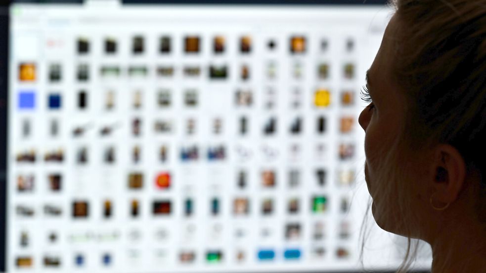 Die Ermittler müssen jede sichergestellte Datei sichten und kategorisieren. Symbolfoto: Arne Detert/DPA