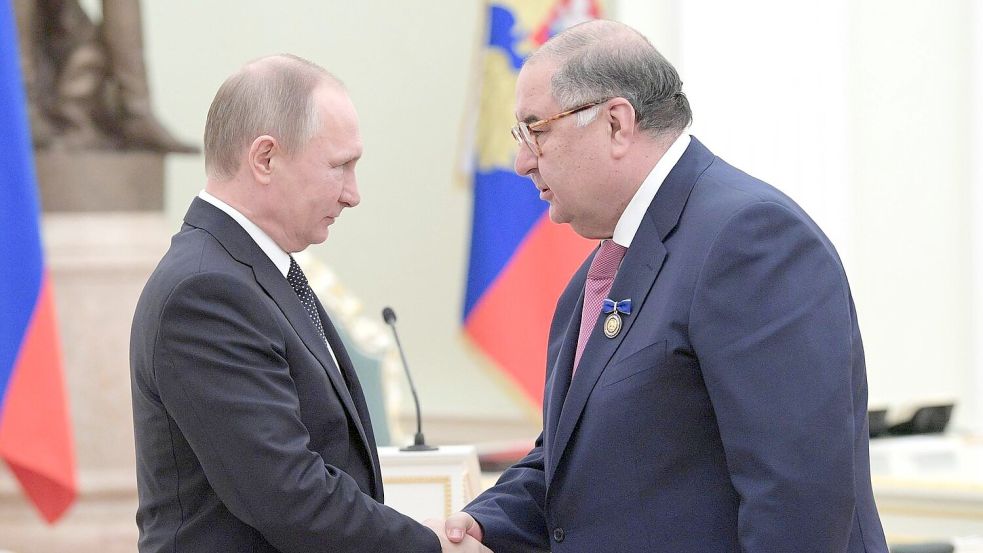 Alischer Usmanow wird von der EU bislang als kremlfreundlicher Oligarch mit besonders engen Verbindungen zu Präsident Wladimir Putin bezeichnet. (Archivbild) Foto: Aleksey Nikolskyi